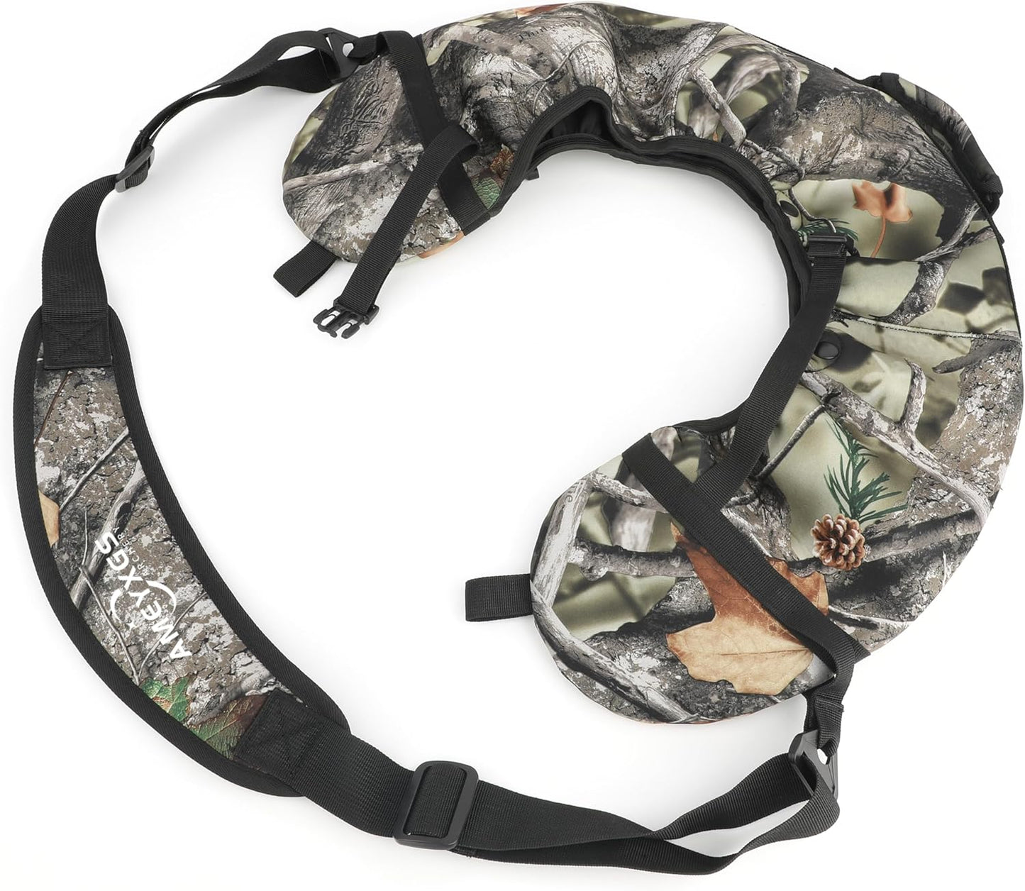 ZSHJGJR Archery Compound Bow Sling String Protector Cams Case Carrying Shoulder Strap Holder Accessories for Outdoor Hunting