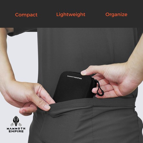 MAMMOTH EMPIRE Cycling Wallet Multi-use Waterproof Phone Pouch Bike Wallet Bike Pouch Edc Pouch Organizer Bike Cellphone Waterproof Pouch Travel Wallet For Bicycle Bike Phone Pouch For Bike, black
