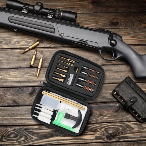 Universal Handgun Cleaning Kit for .22 .357/.38/9mm .40 .45 Caliber Pistol Gun Brush Tools Gun Accessories