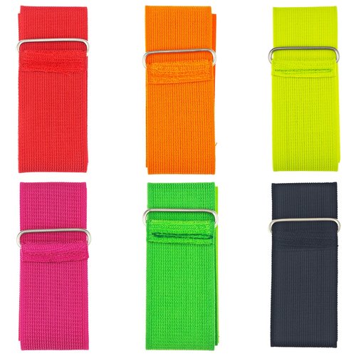 Zelerdo 6 Pack 3 Legged Race Bands Three Legged Race for Outdoor Fun (6)