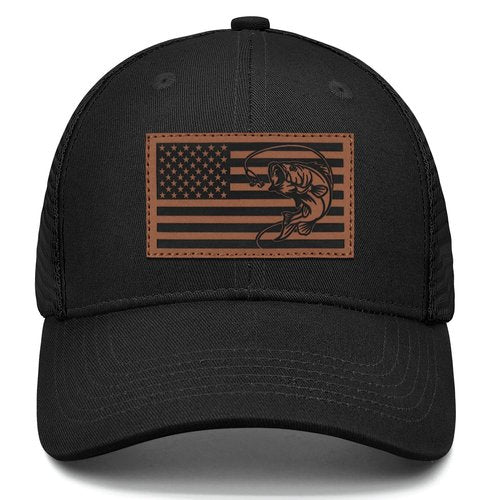 IORTY RTTY Fishing Gifts for Men American Flag Trucker Hat Mens Christmas Birthday Gifts Fishing Hat for Dad Father's Day