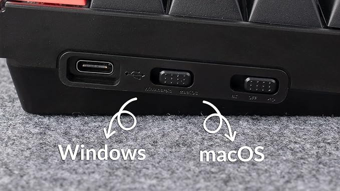 Keychron K4 QMK Wireless Custom Mechanical Keyboard, 96% Layout Bluetooth/2.4G/USB-C Programmable, White Backlit Super Red Switch NKRO Gaming Keyboard for Mac/Windows/Gamers, Version 3