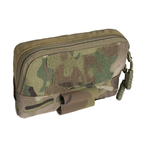 Tactical Admin Panel Pouch Small Chest MOLLE Pouch for Tactical Bag JPC2.0 AVS CPC with MOLLE System 500D Nylon(Camo)