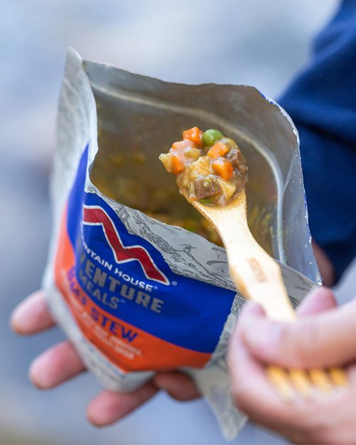 Mountain House Beef Stew & Creamy Macaroni & Cheese | Freeze Dried Backpacking & Camping Food | 2 Servings Each