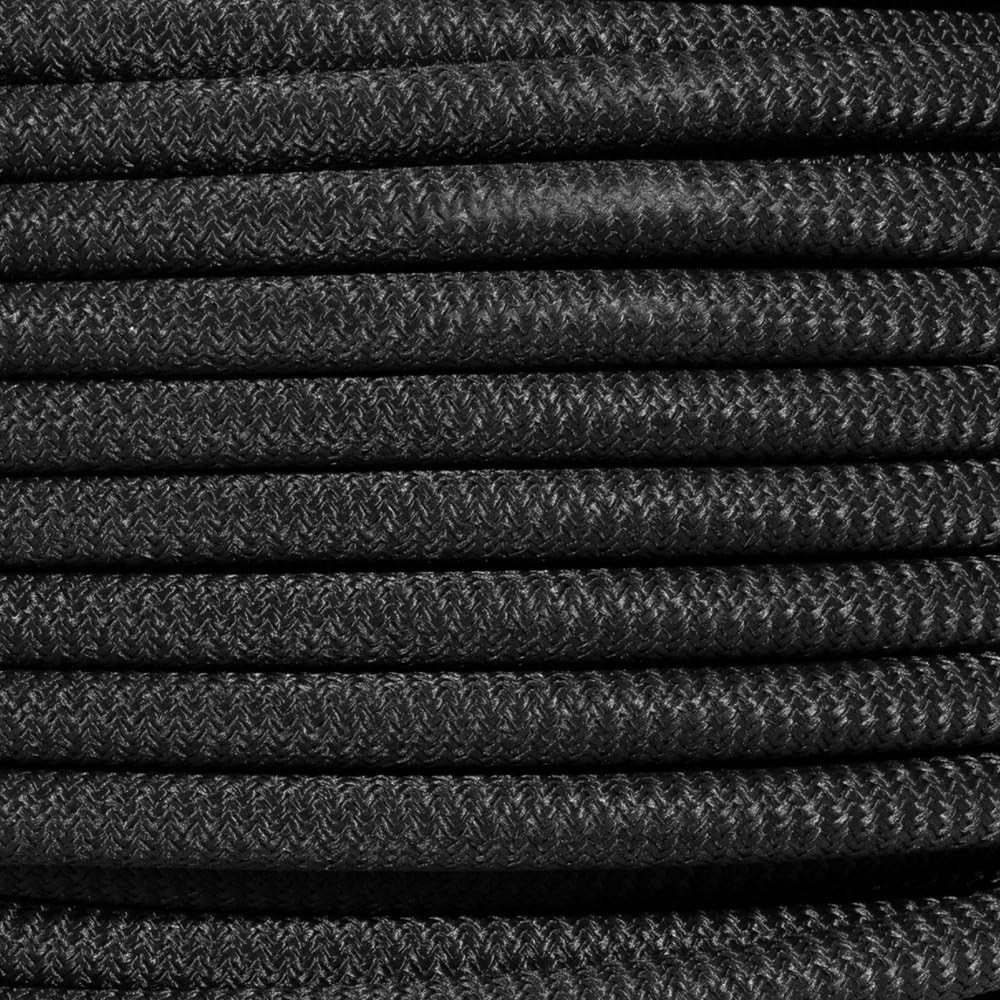 Paracord Planet Black Diamond Weave Shock Cord - Available in 1/8, 3/16, 1/4, 3/8, 1/2, and 3/4-inch Diameters - Various Lengths