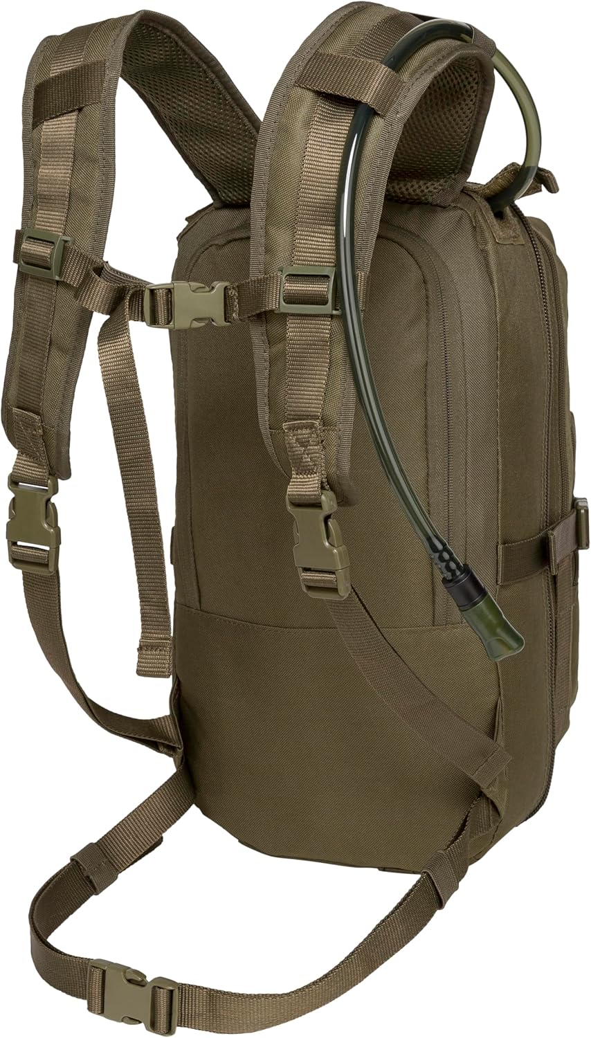 Surge Tactical Hydration Pack Military Backpack with MOLLE System | Survival Bug Out Bag | 22L Storage Capacity + 3L Reservoir (Digital Sand)