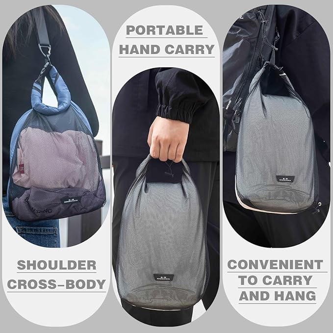 Waterproof dry sack Lightweight Dry Bag Soft and comfortable stuff sacks for backpacking Rafting Boating Camping（4L,8L） (Grey, 4L 8L)