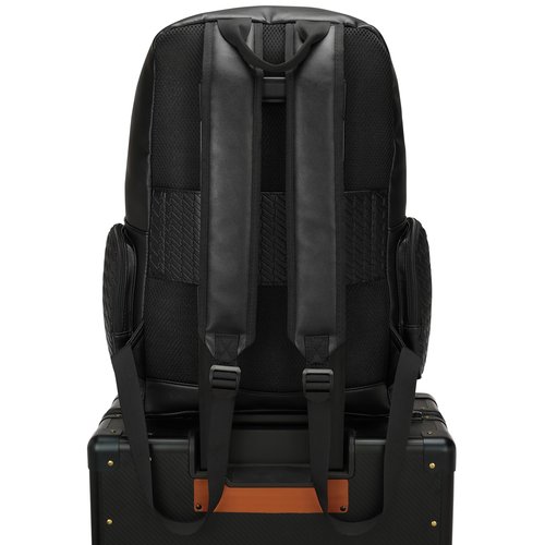 ELLE Leisure Luxe 27L Vegan Leather Backpack | Black