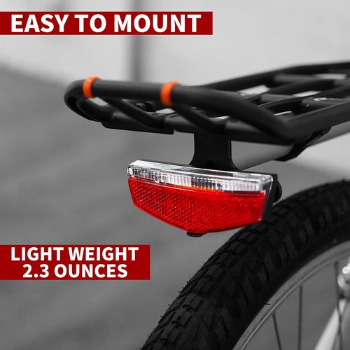 BV Bike Lights for Night Riding LED Bike Tail Light - Bicycle Light Battery-Powered/Rechargeable - Rear Bike Light Weather Resistant - Visible Up to 1500ft Bicycle Tail Light LED Bike Light