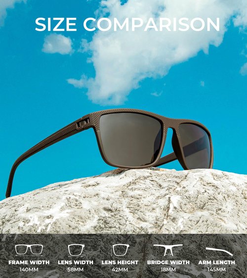 KALIYADI Mens Sun-Glasses Polarized Sunglasses-Men: Classic Sunglasses with Ultraviolet Protection for Driving Fishing Golf