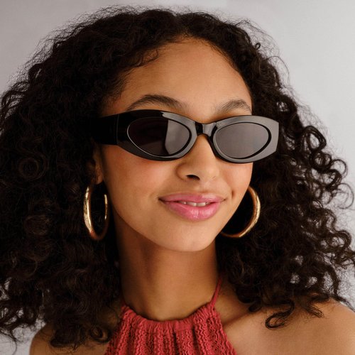AIRE Taurus Sunglasses - Black, Oval, Unisex, Simply Iconic Style
