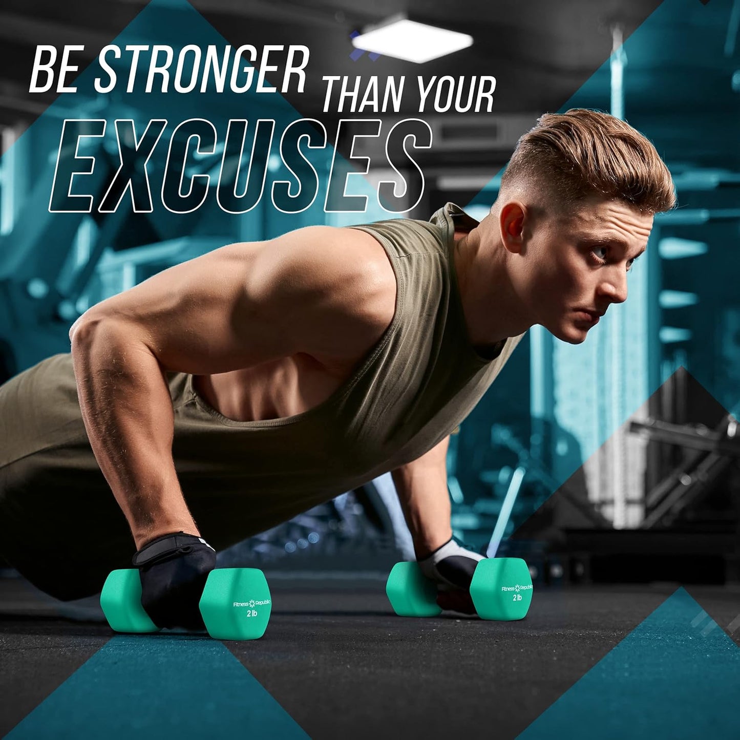 Neoprene Dumbbell Set of 2, Non-Slip, Hex Shape, Free Weights for Muscle Toning and Strength Building - Portable Home Gym Hand Weights