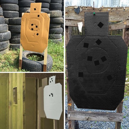 Guyuyii 0.87" Square Target Pasters – 1000/3000 Self-Adhesive Dots for Shooting Range, Features Weather-Resistant and No-Residue Tape for USPSA, IPSC, IDPA Practice and Cardboard Targets