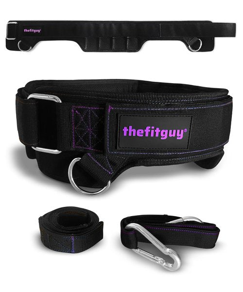 THEFITGUY Women’s Dip Belt – Pull-Ups, Dips & Belt Squats | Hip-Hugging Fit, Padded Comfort & Secure Buckle | No Pinch, No Slide | 2 Straps + 2 Hooks Included