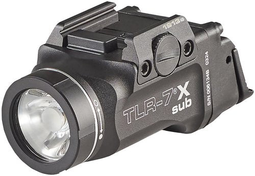 Streamlight 69407 TLR-7 X sub 500-Lumen 5000-Candela Weapon Light Designed Exclusively and Solely for 1913 Short, Includes Mounting Kit, Key, and Multi-Tool, Black