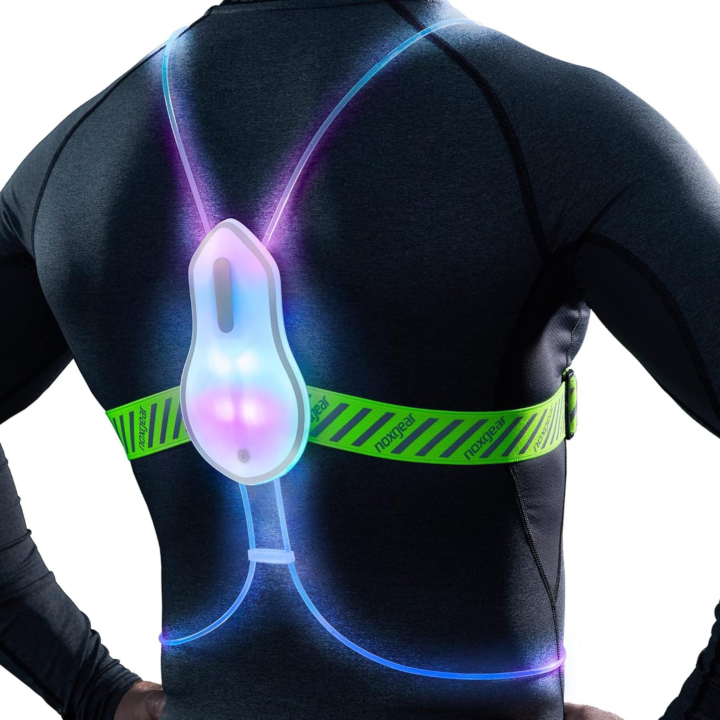 Tracer2 Reflective Running & Cycling Vest - Multicolor Illuminated, Rechargeable, Waterproof