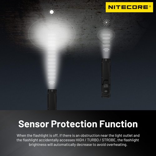Nitecore EDC27 UHi 3100 Lumen Ultra Slim High Performance EDC Flashlight with Retractable Keychain