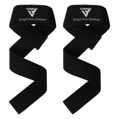 Beast AT Least Weight Lifting Straps,Powerlifting Deadlifting, Anti Slip 60CM Hand Bar Grip, 5MM Neoprene Wrist Support, Heavy Duty Weightlifting Bodybuilding Workout