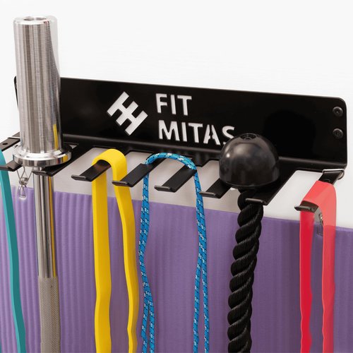 Small Gym Organizer Wall & Barbell Wall Mount Vertical. Cool Home Gym Accessories for Men, Wall Mounted Dumbbell Rack & Barbell Hanger. Gym Storage & Gym Organization for Home Gym Organizer Wall.