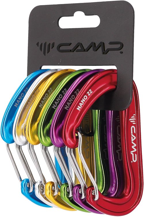 CAMP Nano 22 Carabiner Rack Pack, Multi-Coloured, One Size (5247900)