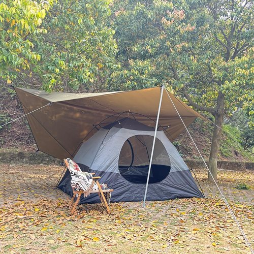 Multi-Purpose Camping Tarp with Waterproof Ground Sheets Mat Portable Tent Footprint Carpet for Hiking Outdoor Picnic