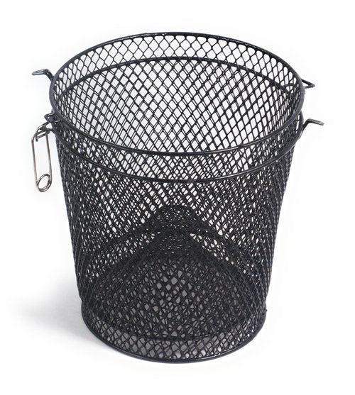 KRAKEN SUPPLY CO 2 Pack - Crawfish Trap Crawdads Crayfish Trap Torpedo Heavy Duty Bait Trap Steel Mesh Wire Black with Clip Two-Piece Durable (2 Pack)