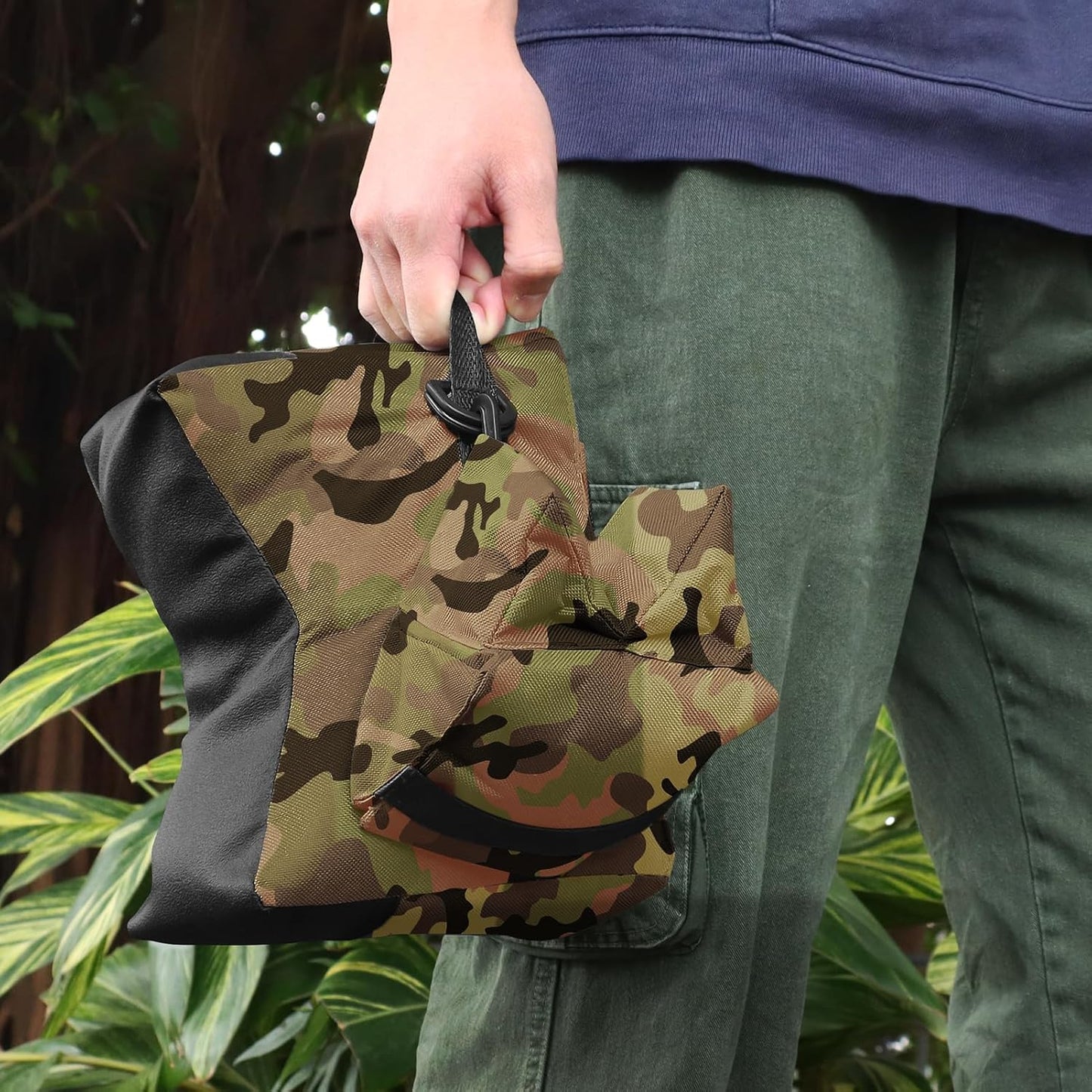 Twod Outdoor Shooting Rest Bags - Target Sports Bench Rest with Front & Rear Support SandBag Stand Holders for Gun Rifle Shooting Hunting Photography - Unfilled