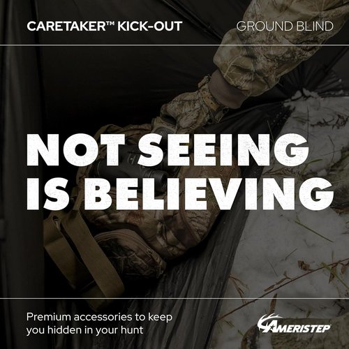 Ameristep Care Taker Kick Out Pop-Up Ground Blind, Premium Hunting Blind