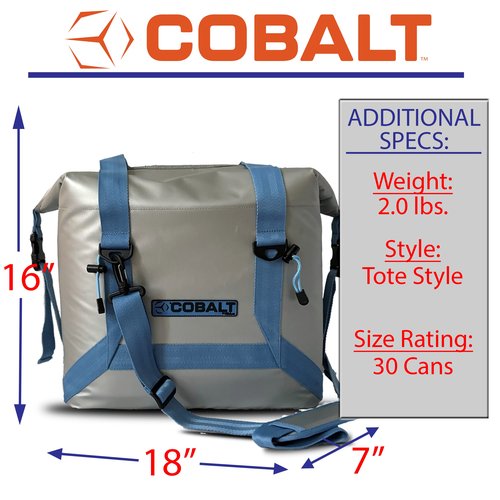 60 Quart Gray Wheeled Cooler + Soft Sided Cooler Tote