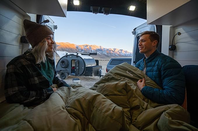 Teton Evergreen Sleeping Bag for Adults. Choose for Any Weather. Warm Sleeping Bags for Camping, Hunting, and Base Camp