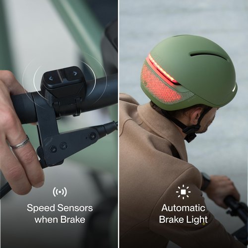 UNIT 1 Turn Signals Remote | USB-C Rechargeable | Compatible with All U1 Devices | Magnetic Mount | Automatic Brake Lights & Turn Signals | iOS & Andrioid App-Connected | Handlebar Controller