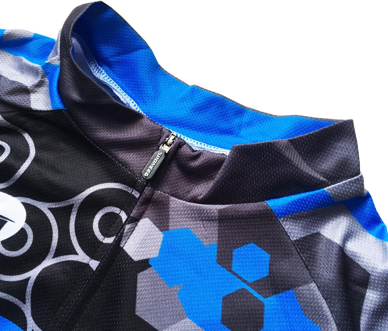 sponeed Men's Bicycle Shirts Long Sleeve Biker Jerseys Full Zipper Winter Cycling Gear Breathable