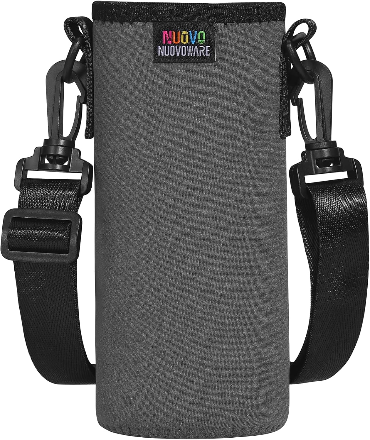 Nuovoware Water Bottle Carrier Bag, Premium Neoprene Portable Insulated Water bottle Sling Holder Bag 1000ML with Adjustable Shoulder Strap for Men Women Hiking, Sling Bottle Bag Case