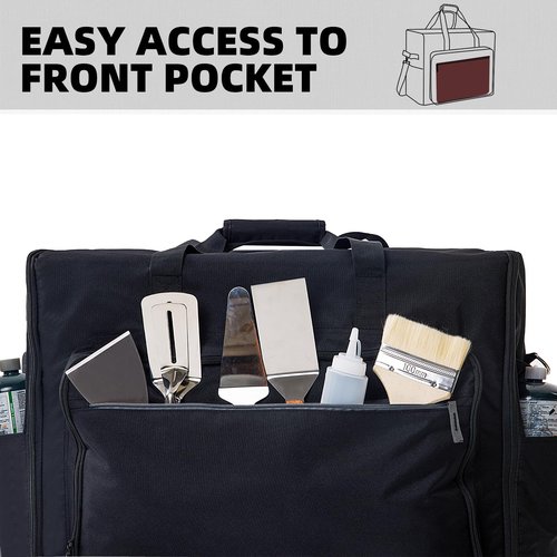 COMPEAK Padded Carry Bag for Camp Chef Outdoor Oven, Portable Camping Stove Carrying Case with Strap and Pockets, Also Works with Camp Chef, Deluxe/Professional Outdoor Oven (Bag Only)