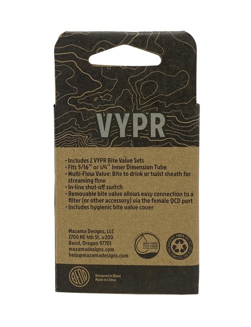 Mazama VYPR Bite Valve for Hydration Reservoirs/Bladders (2-Pack)