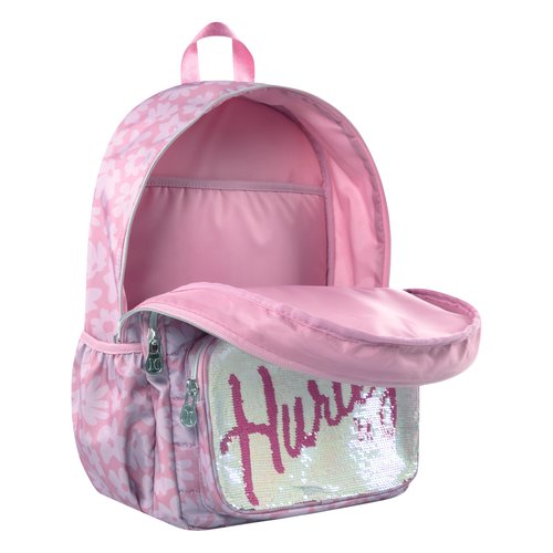 Hurley Unisex Adult Sequin Backpack, Peony Pink, One Size