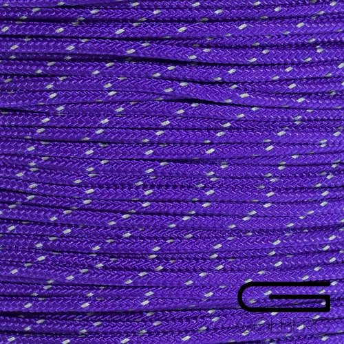 GOLBERG G 1.8mm Fluorescent Reflective 95lb Paracord – 20 Meters – Perfect for Guyline, Tent Rope, Camping, Hiking – (Reflective Neon Orange)