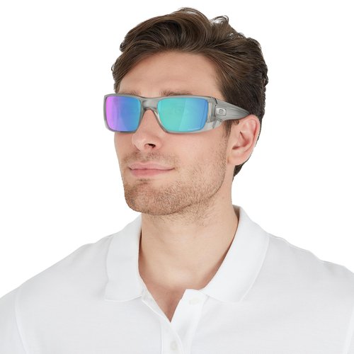 Oakley OO9096 Fuel Cell Sunglasses, Matte Grey Ink/Prizm Sapphire, 60 mm