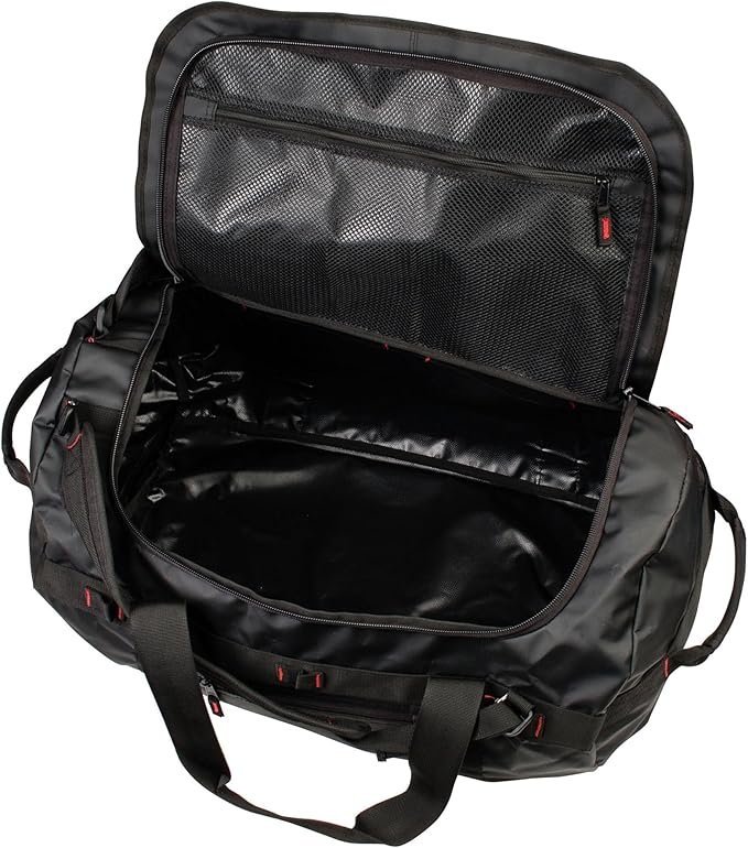 3VGEAR Smuggler Adventure Duffel Bag, 85L - Duffel Bag for Travel, Gym and Sports, Backpack, Handle Carry, Large D-Shaped Opening, Removable Straps - 85 Liters