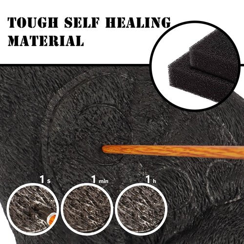 Archery Targets 3D Shooter Black Bear with Replaceable Core Insert and Ground Stakes for Targeting Practice
