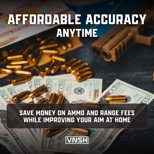 VNSH - Laser Strike Training System | Dry Fire Laser Training | Laser Training Cartridge | High Accuracy | Most Professional | 5 Yards to 100 Yards Range | Caliber Compatibility (9MM)
