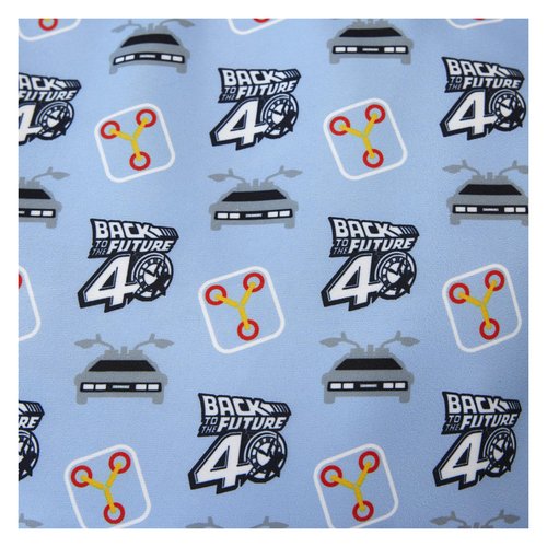 Loungefly Universal Back to The Future 40th Anniversary Nylon Full-Size Backpack