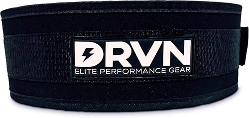 DRVN WOD Belt - Crossfit Weightlifting Belt, Men/Women Powerlifting Belt with Fully Adjustable Support Strap
