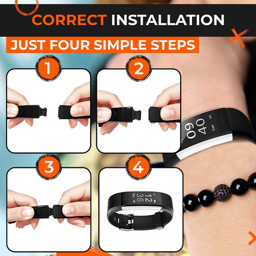 2 Pcs Fitness Tracker Id115plus Hr Replacement Band - Fitness Tracker Wrist Band Fitness Watch Bands Replacement - Fitness Tracker Bands Replacement Smart Watch Replacement Bands Replacement Wristband