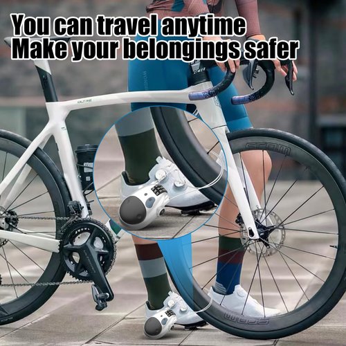 YACSEJAO Retractable 75 CM/2.5 FT Steel Wire Cable Lock, 3 Digit Combination Lock, Silver, Bike, Motorcycle, Luggage, Locker