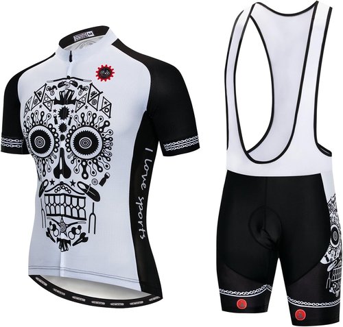JPOJPO Cycling Jersey Men, Mountain Bike Shirt Tops S-5XL - Breathable and Quick Dry