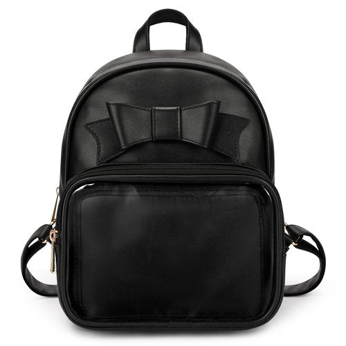 STEAMEDBUN Ita Backpack Black Pin Display Backpack For Women,Cosplay