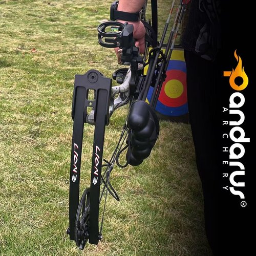 PANDARUS Archery Compounnd Bow Set Fully Adjustable for Adults and Teens,25.4"-32" Draw Length,30-70LBS Draw Weight,Up to 320 FPS,Limbs Made in USA 2025 New(Right Handed Pro Black)