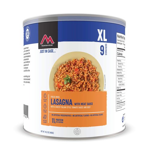 Mountain House Classic Spaghetti & Lasagna with Meat Sauce | Freeze Dried Survival Food | #10 Cans