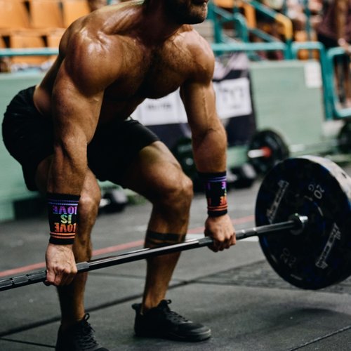 Don't Skip Leg Day Wrist Sweat Bands for Cross Training, Tennis & Functional Training - Skin Protection & Moisture-Wicking - Perfect for Barbell Workouts, High-Intensity Workouts, Gym, Weightlifting